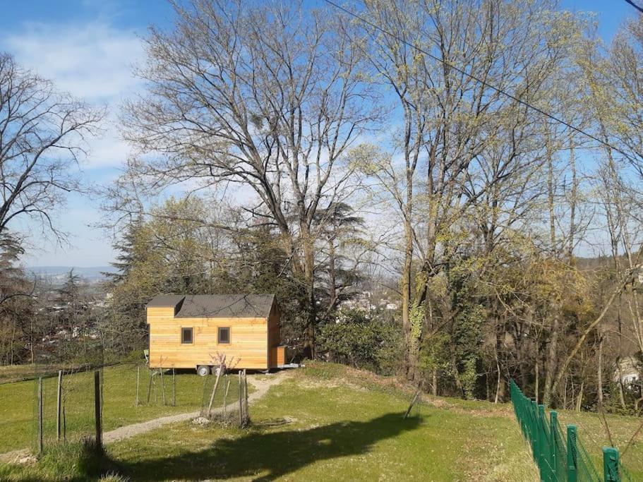 Micro Maison Bois / Tiny House Au Calme Crest Buitenkant foto