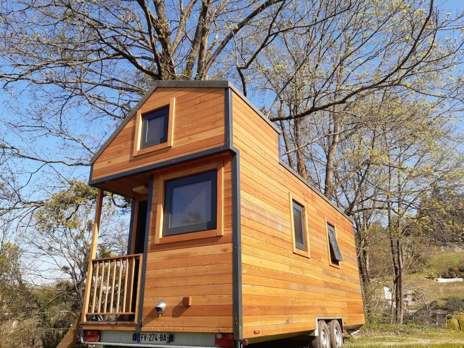 Micro Maison Bois / Tiny House Au Calme Crest Buitenkant foto