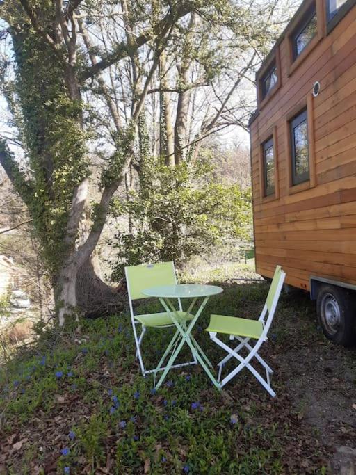 Micro Maison Bois / Tiny House Au Calme Crest Buitenkant foto
